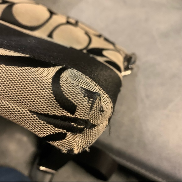 Coach crossbody bag black and grey - Picture 3 of 4